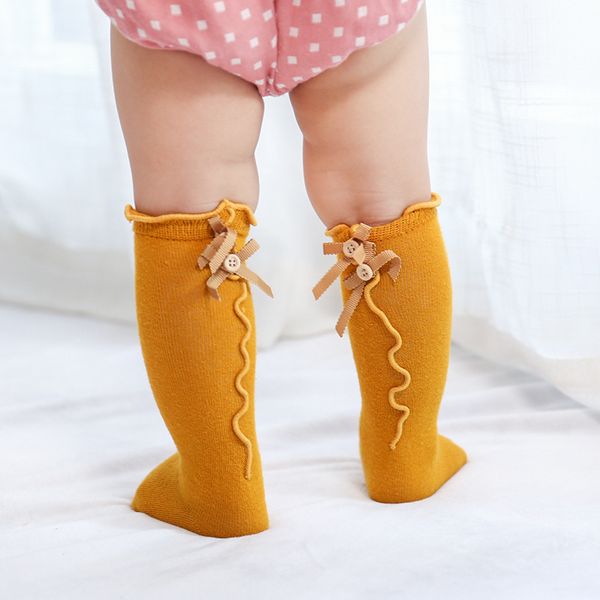 in the spring baby bowknot black and baby toddler cotton lace their girl stocking, Pink;yellow
in the spring baby bowknot black and baby toddler cotton lace their girl stocking, Pink;yellow