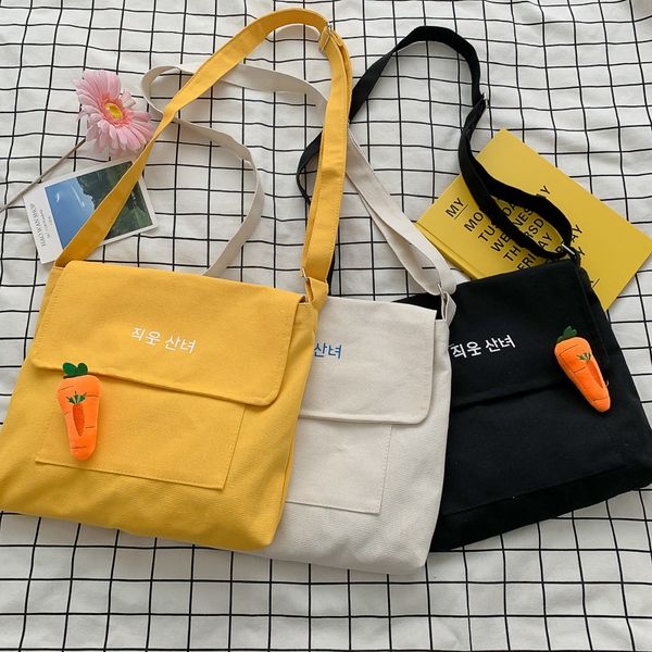 fashion canvas handbags radish pendant students shoulder xie kua bao cute girly canvas tuo te bao factory direct
fashion canvas handbags radish pendant students shoulder xie kua bao cute girly canvas tuo te bao factory direct