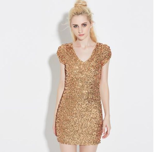 summer female clothing night club style apparel womens sequins designer bodycon dresses v neck short sleeve solid color, Black;gray
summer female clothing night club style apparel womens sequins designer bodycon dresses v neck short sleeve solid color, Black;gray
