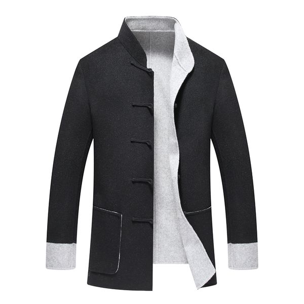 2018 men winter coat for men overcoat male wool coat jackets duffle cashmere warm abrigo hombre, Black
2018 men winter coat for men overcoat male wool coat jackets duffle cashmere warm abrigo hombre, Black