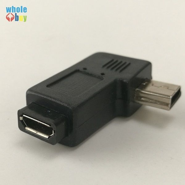 black micro usb female to 90 degree micro usb male adapter connector pc computer left and right adapter set 100pcs/lot
black micro usb female to 90 degree micro usb male adapter connector pc computer left and right adapter set 100pcs/lot