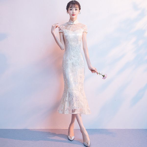 chinese evening dress qipao modern lace mermaid cheongsam oriental style party dresses girl short white bride gown vintage, Red
chinese evening dress qipao modern lace mermaid cheongsam oriental style party dresses girl short white bride gown vintage, Red