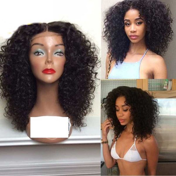 13*6 brazilian short kinky curly lace front human hair wigs pre blucked remy 180 density human wigs part natural black, Black;brown
13*6 brazilian short kinky curly lace front human hair wigs pre blucked remy 180 density human wigs part natural black, Black;brown