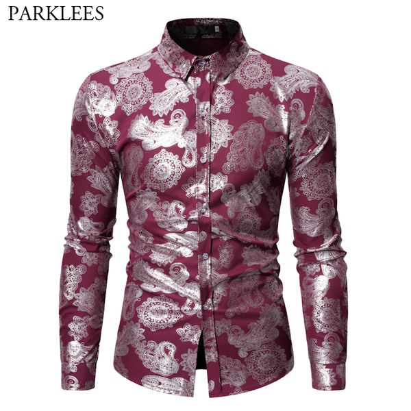 golden floral bronzing shirt men slim fit long sleeve dress shirts mens wedding party social shirt male chemise homme, White;black
golden floral bronzing shirt men slim fit long sleeve dress shirts mens wedding party social shirt male chemise homme, White;black