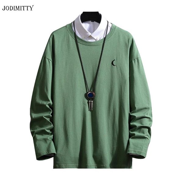 jodimitty men's street long-sleeved t-shirt 2020 new fashion male wild moon print loose round neck t-shirt solid color top, White;black
jodimitty men's street long-sleeved t-shirt 2020 new fashion male wild moon print loose round neck t-shirt solid color top, White;black