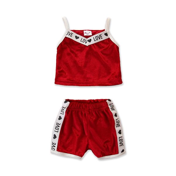 designer kids baby girl clothing sets spaghetti strap panelled letter printed shorts summer baby girls 2 piece outfits toddler girls, White
designer kids baby girl clothing sets spaghetti strap panelled letter printed shorts summer baby girls 2 piece outfits toddler girls, White