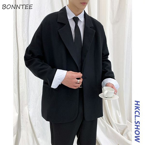 blazers men single-button loose casual all-match solid spring korean trendy outwear mens students simple formal elegant chic new, White;black
blazers men single-button loose casual all-match solid spring korean trendy outwear mens students simple formal elegant chic new, White;black