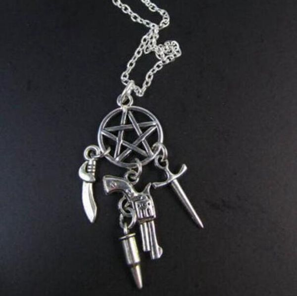 gun witchcraft pentagram sword pendant punk necklace supernatural vintage 20 bullet pcs choker women necklaces collars party silver jew iawx
gun witchcraft pentagram sword pendant punk necklace supernatural vintage 20 bullet pcs choker women necklaces collars party silver jew iawx