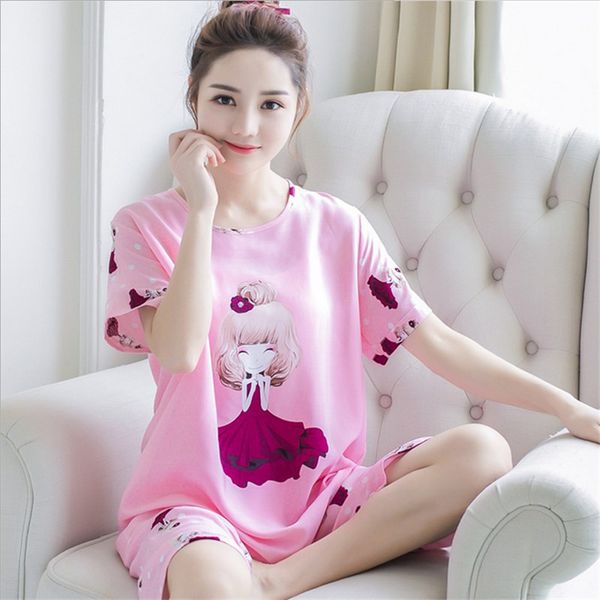 pajamas spring and summer new lovely short sleeve set thin small fresh set extra size sweet home dress lily girl, Blue;gray
pajamas spring and summer new lovely short sleeve set thin small fresh set extra size sweet home dress lily girl, Blue;gray