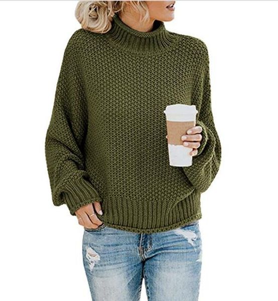 women designer natural color sweaters fashion batwing sleeve pullover sweaters casual high collar sweaters women clothing, White;black
women designer natural color sweaters fashion batwing sleeve pullover sweaters casual high collar sweaters women clothing, White;black