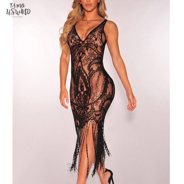 women summer tassel crew neck slim black lace hollow out bodycon lace dress beach sleeveless dresses, Black;gray
women summer tassel crew neck slim black lace hollow out bodycon lace dress beach sleeveless dresses, Black;gray