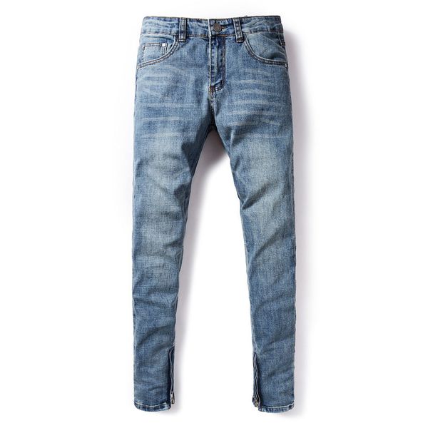 2019 fashion designer jeans men ripped jeans denim cotton men casual pants printed , a2002, Blue
2019 fashion designer jeans men ripped jeans denim cotton men casual pants printed , a2002, Blue