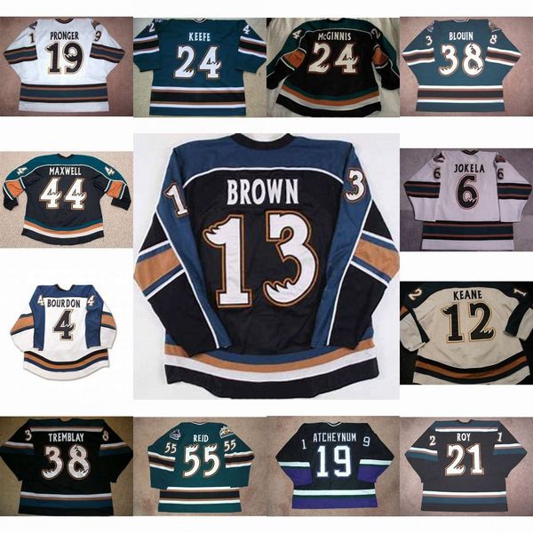 Manitoba Moose 13 Mike Brown 12 Mike Keane 14 Tommi Santala 53 Mike Gabinet 19 Atcheynum 4 Luc Bourdon 44 Tommy Maxwell Hockey Jersey
Manitoba Moose 13 Mike Brown 12 Mike Keane 14 Tommi Santala 53 Mike Gabinet 19 Atcheynum 4 Luc Bourdon 44 Tommy Maxwell Hockey Jersey