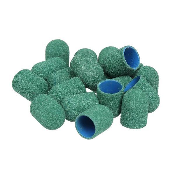 20pcs nail drill bits sanding caps with grip polishing sand nail art manicure pedicure tools polish remove accessories, Silver
20pcs nail drill bits sanding caps with grip polishing sand nail art manicure pedicure tools polish remove accessories, Silver