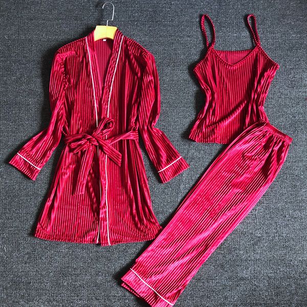 fashion women velvet sleepwear comfortable long sleeve pajamas pijamas suit loose striped nightwear negligee lingerie lounge, Blue;gray
fashion women velvet sleepwear comfortable long sleeve pajamas pijamas suit loose striped nightwear negligee lingerie lounge, Blue;gray