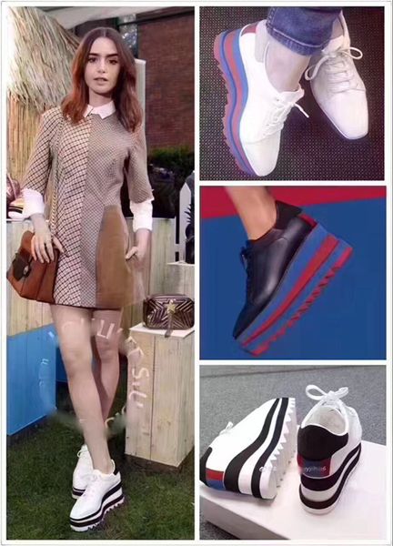 Stella Mccartney 2017 Новое Прибытие Sneak-Elyse Женщины Натуральная Кожа Туфли На Платформе
Stella Mccartney 2017 Новое Прибытие Sneak-Elyse Женщины Натуральная Кожа Туфли На Платформе