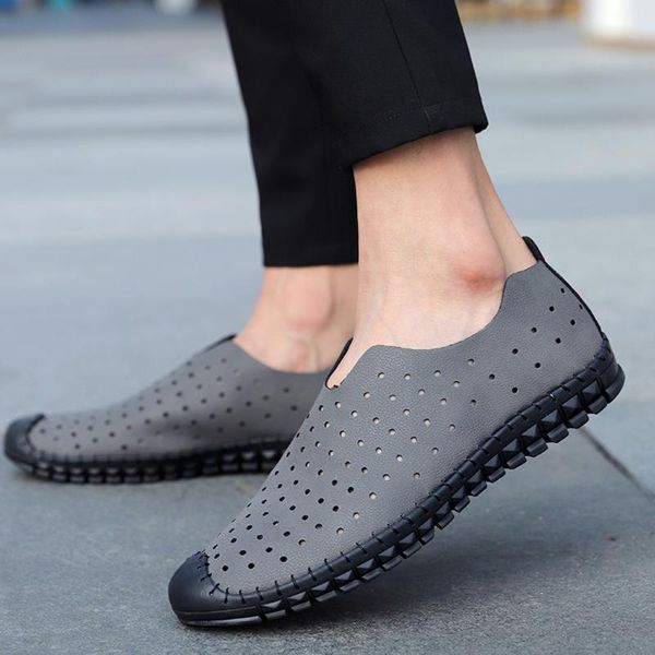 casual leather shoes for man spring autumn breathable flats shoes men loafers comfortable light slip on round toe loafers, Black
casual leather shoes for man spring autumn breathable flats shoes men loafers comfortable light slip on round toe loafers, Black