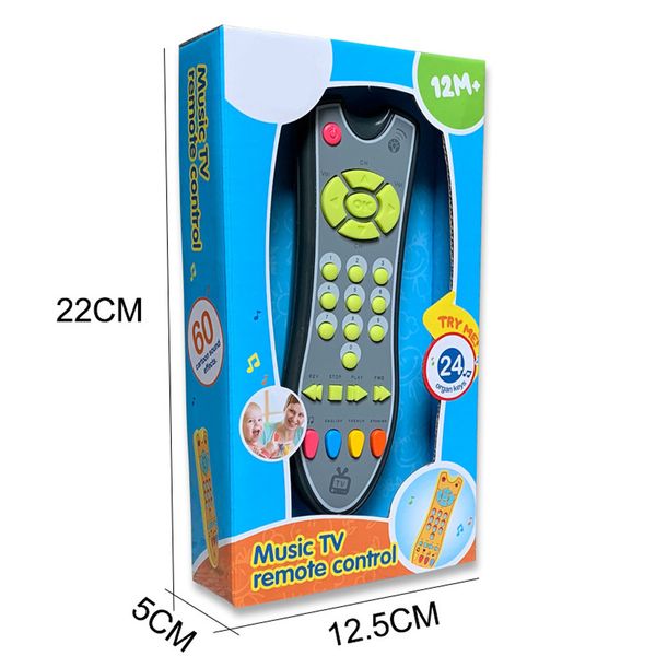 kids musical tv remote control toy with light and sound early education learning #c
kids musical tv remote control toy with light and sound early education learning #c