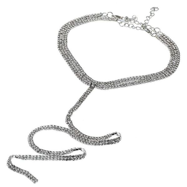 chain rhinestone choker necklace 2020 women multi row shiny statement necklaces chokers long pendants chocker, Silver
chain rhinestone choker necklace 2020 women multi row shiny statement necklaces chokers long pendants chocker, Silver