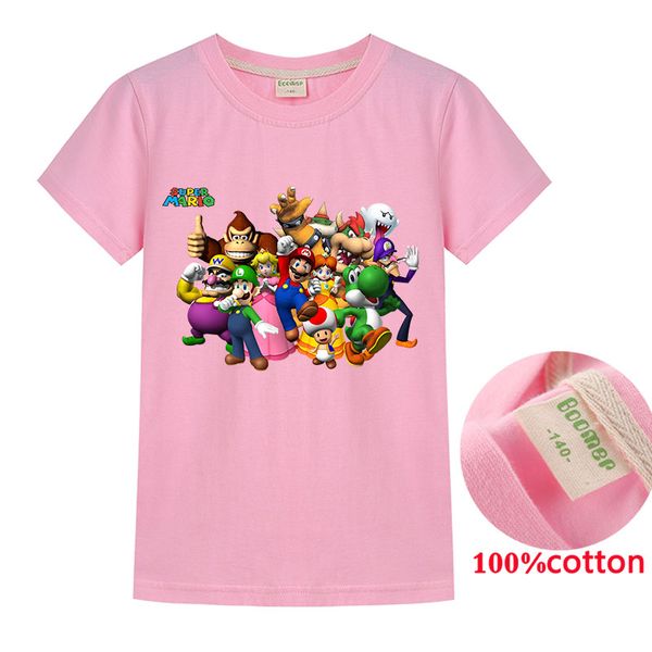 kids super mario t-shirt baby boy cotton short sleeve girls children cartoon basic color clothes boys girls tees, Blue
kids super mario t-shirt baby boy cotton short sleeve girls children cartoon basic color clothes boys girls tees, Blue
