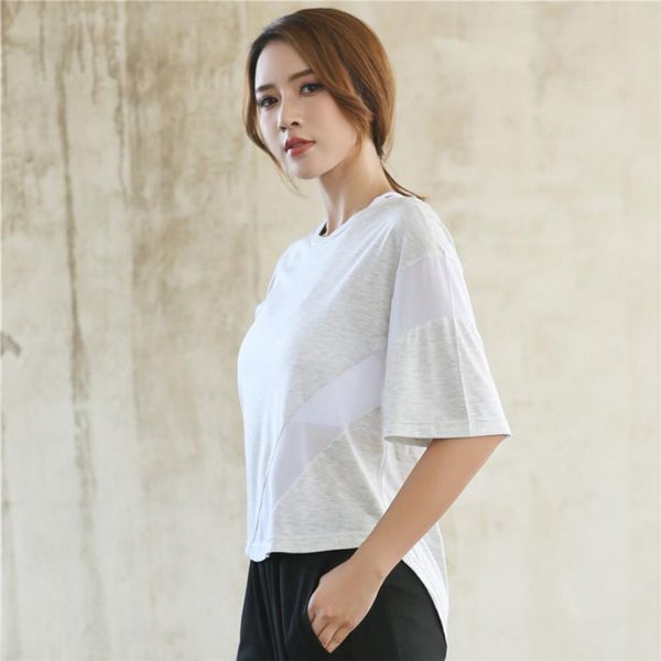 2019 womens fitness running yoga shirts female quick dry loose t-shirt ladies summer sports wear gym tshirt for train wholesale, Black;blue
2019 womens fitness running yoga shirts female quick dry loose t-shirt ladies summer sports wear gym tshirt for train wholesale, Black;blue