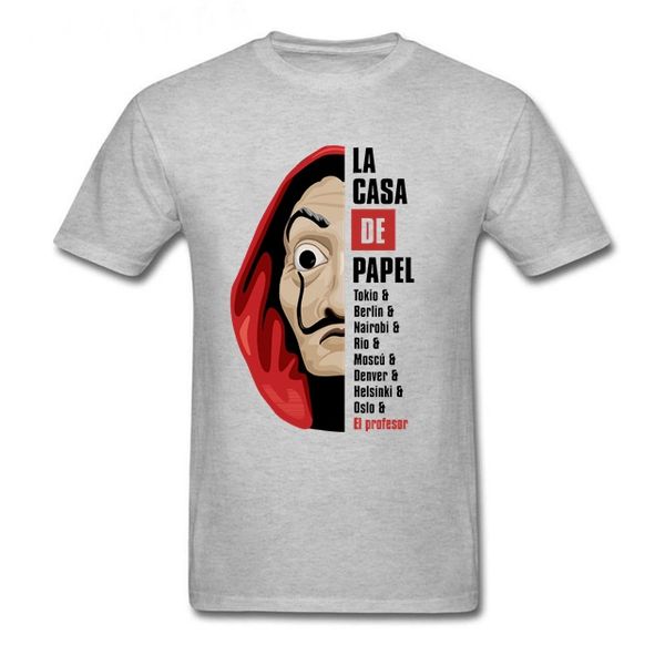 funny design la casa de papel t shirt money heist tv brand tshirts men short sleeve tees house of paper t-shirt plus size mens clothing, White;black
funny design la casa de papel t shirt money heist tv brand tshirts men short sleeve tees house of paper t-shirt plus size mens clothing, White;black