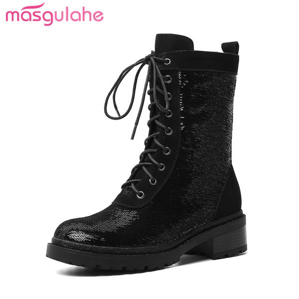 masgulahe 2020 autumn winter new fashion riding boots lace up shoes prevail female boots round toe wholesale women's ankle, Black
masgulahe 2020 autumn winter new fashion riding boots lace up shoes prevail female boots round toe wholesale women's ankle, Black