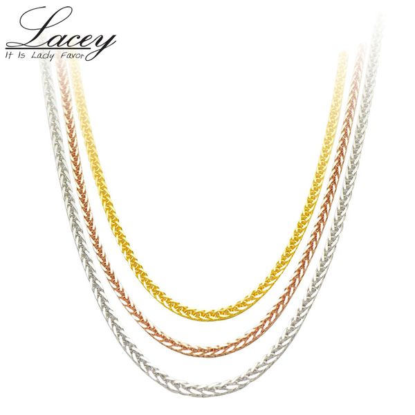 real 18k 18 inches au750 for women ,rose white yellow gold chain necklace jewelry gift j190703, White;golden
real 18k 18 inches au750 for women ,rose white yellow gold chain necklace jewelry gift j190703, White;golden