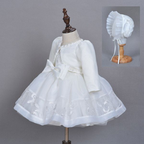 newborn christening baby dress birthday wedding party dress with hat coat set elegant baptism christmas prom embroidered dresses, Red;yellow
newborn christening baby dress birthday wedding party dress with hat coat set elegant baptism christmas prom embroidered dresses, Red;yellow