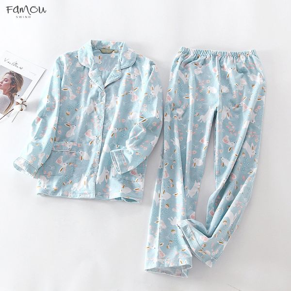 New 2019 Sleepwear Women Kawaii Cartoon Pajamas 100% Brushed Cotton Female Cute Night Suit Long Sleeve Pajamas Big S-L
New 2019 Sleepwear Women Kawaii Cartoon Pajamas 100% Brushed Cotton Female Cute Night Suit Long Sleeve Pajamas Big S-L