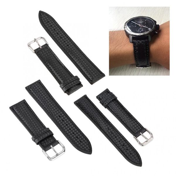 watch band universal sweat-resistant watchband strap replacement watches band watch accessories carbon fiber skin strap, Black;brown
watch band universal sweat-resistant watchband strap replacement watches band watch accessories carbon fiber skin strap, Black;brown