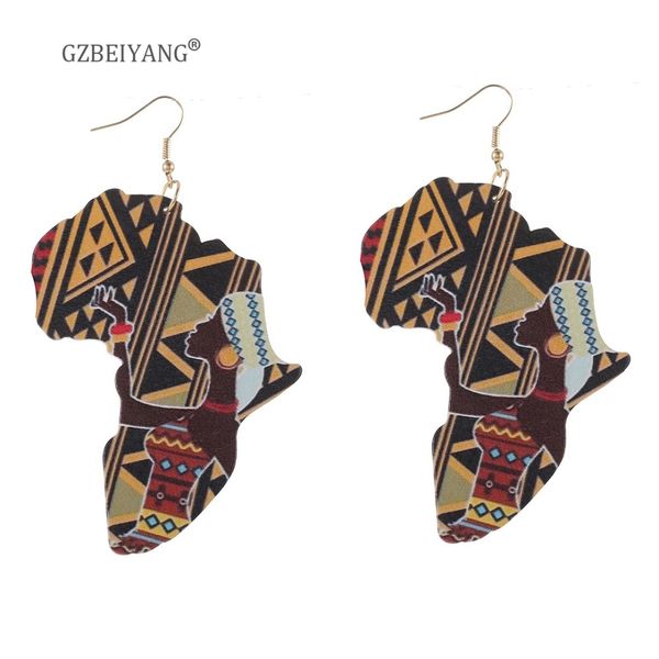 gzbeiyang wooden fashion design africa map pendant earrings for women girl jewelry earrings party gifts wholesale, Silver
gzbeiyang wooden fashion design africa map pendant earrings for women girl jewelry earrings party gifts wholesale, Silver