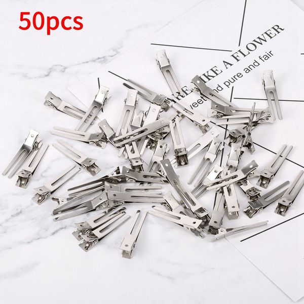 hairdressing double prong pin curl setting section metal alligator clips hairpins, Blue;slivery
hairdressing double prong pin curl setting section metal alligator clips hairpins, Blue;slivery