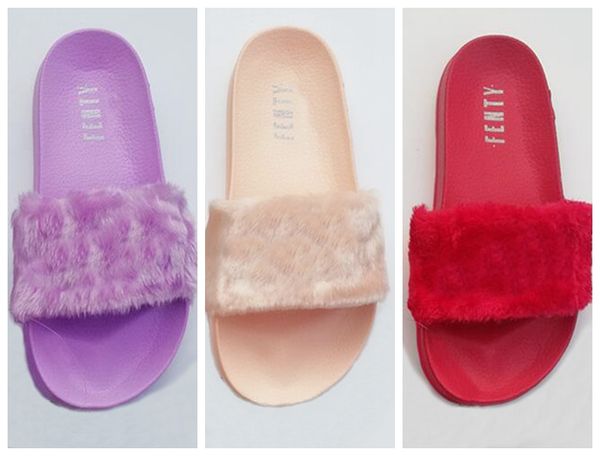 2019 leadcat fenty rihanna faux fur slippers women girls sandals fashion scuffs black pink red grey blue slides high quality, White;red
2019 leadcat fenty rihanna faux fur slippers women girls sandals fashion scuffs black pink red grey blue slides high quality, White;red