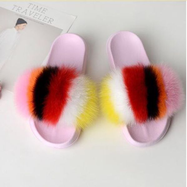 2019 women's slippers warm color matching fur slippers pink soles furry home comfortable fluffy fur winter wholesale, Black
2019 women's slippers warm color matching fur slippers pink soles furry home comfortable fluffy fur winter wholesale, Black