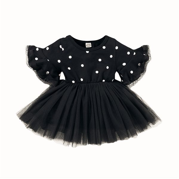 toddler kids girls princess flare sleeve polka dot dress lace tulle birthday party tutu dress pageant children clothing costumes, Red;yellow
toddler kids girls princess flare sleeve polka dot dress lace tulle birthday party tutu dress pageant children clothing costumes, Red;yellow
