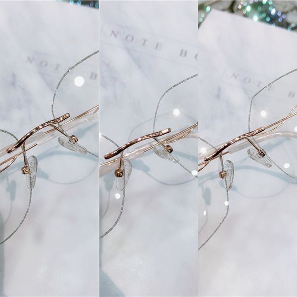 tiktok cutting frameless women can be equipped with degree myopia glasses fairy myopia glasses frame plain-looking fashion, Silver
tiktok cutting frameless women can be equipped with degree myopia glasses fairy myopia glasses frame plain-looking fashion, Silver
