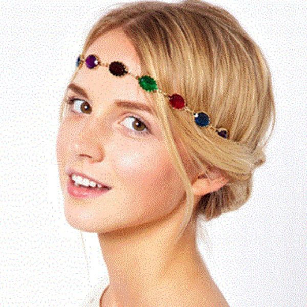 trendy green and colorful rhinestone headbands crystal chain headpiece for women hair band accessories, Golden;white
trendy green and colorful rhinestone headbands crystal chain headpiece for women hair band accessories, Golden;white