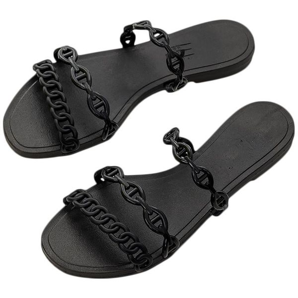 women fashion vacation women' casual monochrome vintage roman plus-size flat slippers sandals, Black;grey
women fashion vacation women' casual monochrome vintage roman plus-size flat slippers sandals, Black;grey