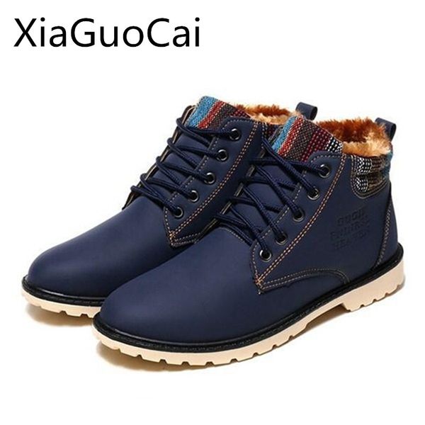 brand men winter boots fashion fur warm winter male snow boots flat rubber father boys shoes, Black
brand men winter boots fashion fur warm winter male snow boots flat rubber father boys shoes, Black
