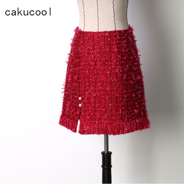 cakucool new a-line skirt women autumn winter woolen sweet luxury tassels korean mini skirts spring elegant pearl button skirt, Black
cakucool new a-line skirt women autumn winter woolen sweet luxury tassels korean mini skirts spring elegant pearl button skirt, Black