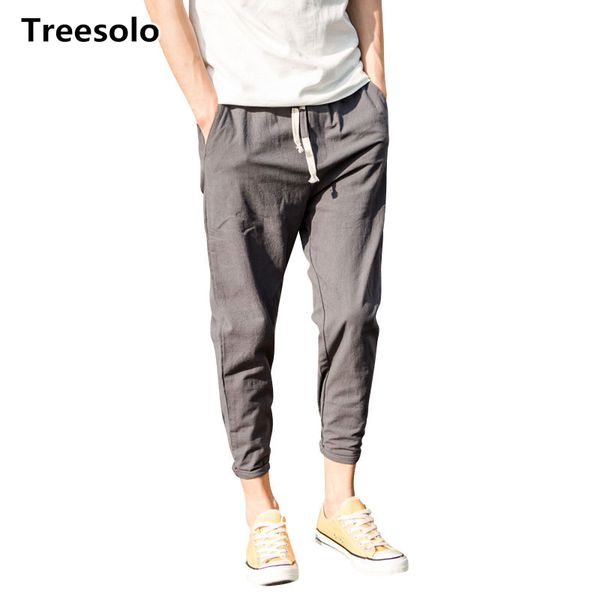 treesolo linen pants men 2018 summer pantalones de lino cotton linen trousers high street style elastic waist cropped pants 349, Black
treesolo linen pants men 2018 summer pantalones de lino cotton linen trousers high street style elastic waist cropped pants 349, Black