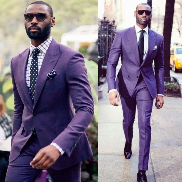 purple handsome mens wedding tuxedos two pieces peaked lapel dubai arabic black men's party gowns official business suit, Black;gray
purple handsome mens wedding tuxedos two pieces peaked lapel dubai arabic black men's party gowns official business suit, Black;gray