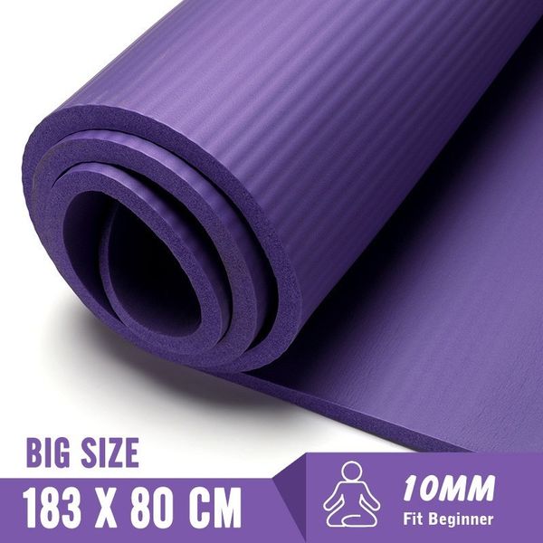 yoga mats 183x80cm non-slip for fitness mat tasteless pilates gym exercise 10mm sports pad with bandages big size tapete
yoga mats 183x80cm non-slip for fitness mat tasteless pilates gym exercise 10mm sports pad with bandages big size tapete
