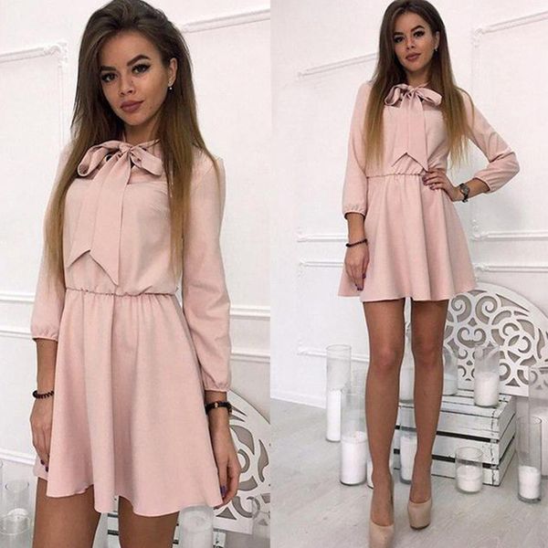 selling women mini dress club a line party dress ladies bow lace up autumn female elastic waist elegant dresses, Black;gray
selling women mini dress club a line party dress ladies bow lace up autumn female elastic waist elegant dresses, Black;gray