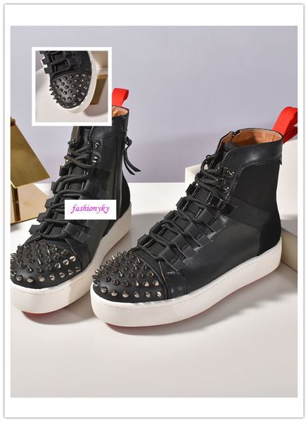 new men designer running red shoes krystal spike sock trainers bottom sneakers neoprene rivet sneaker for size 35, Black
new men designer running red shoes krystal spike sock trainers bottom sneakers neoprene rivet sneaker for size 35, Black