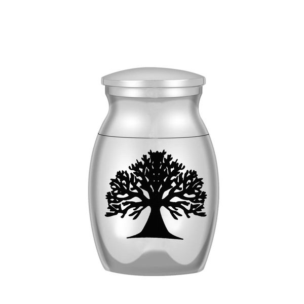 tree of life cremation urns ashes holder keepsake memorial mini urn funeral urn pendant 25*16 mm, Silver
tree of life cremation urns ashes holder keepsake memorial mini urn funeral urn pendant 25*16 mm, Silver