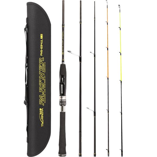 tsurinoya partner 1.88m ul/l 4sec portable carbon fiber fishing rod with bag for bass trout shad small mini bait rod 2-7g/4-10lb
tsurinoya partner 1.88m ul/l 4sec portable carbon fiber fishing rod with bag for bass trout shad small mini bait rod 2-7g/4-10lb
