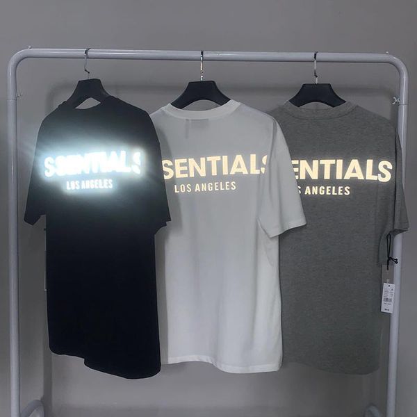 20ss hip hop fear of god essentials los angeles 3m reflective tee skateboard cool tshirt fog la men women cotton short sleeve casual t shirt, White;black
20ss hip hop fear of god essentials los angeles 3m reflective tee skateboard cool tshirt fog la men women cotton short sleeve casual t shirt, White;black