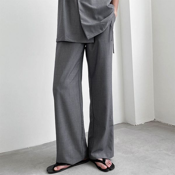 korean straight casual pants men's fashion solid color business dress pants men streetwear wild loose suit mens trousers, White;black
korean straight casual pants men's fashion solid color business dress pants men streetwear wild loose suit mens trousers, White;black